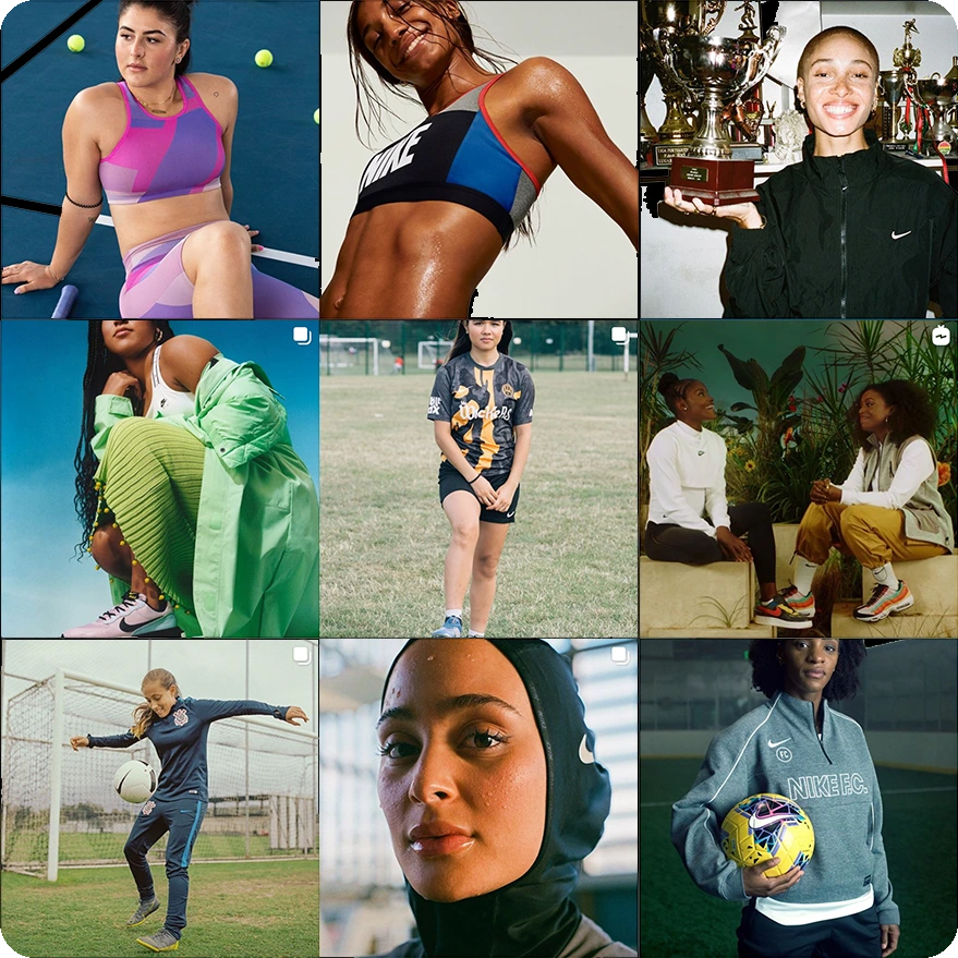 Nike women branding project